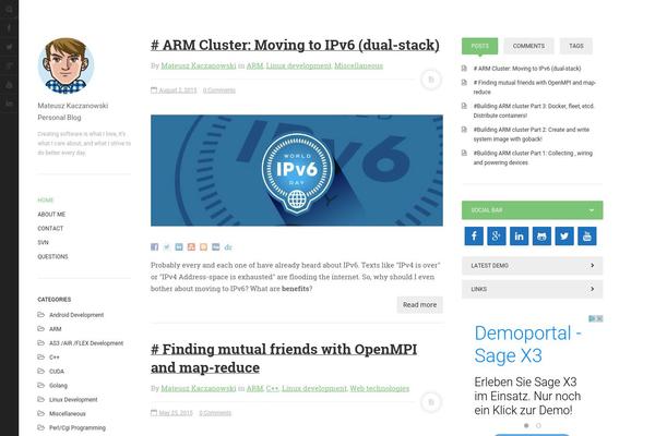 mkaczanowski.com site used DW Minion