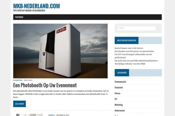 MH Newsdesk lite theme site design template sample