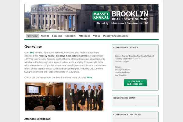 mkbrooklynsummit.com site used Green-pearl-microsite