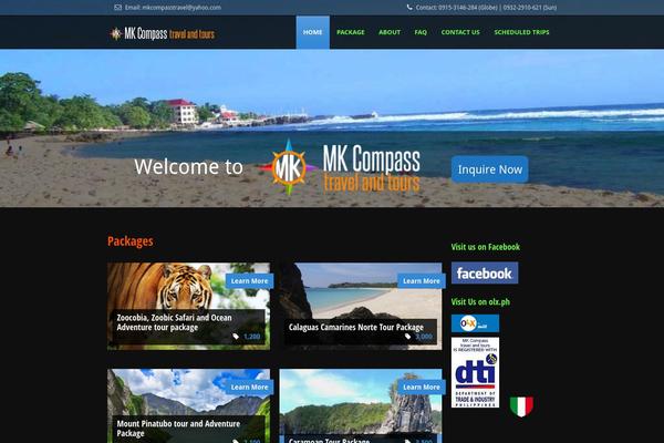 Tour Package v1.01 theme site design template sample