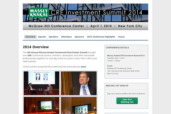 mkcresummit.com site used Green-pearl-microsite