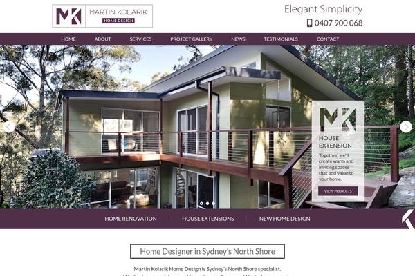 Site using Jamie Social Icons plugin