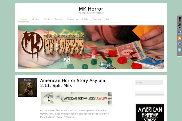 Skirmish theme site design template sample
