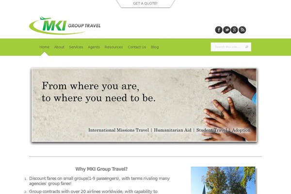 Evolution theme site design template sample