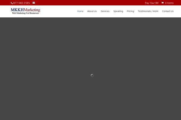 mkkhmarketing.com site used Divi-agency