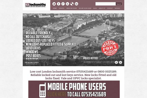 Yasmin theme site design template sample
