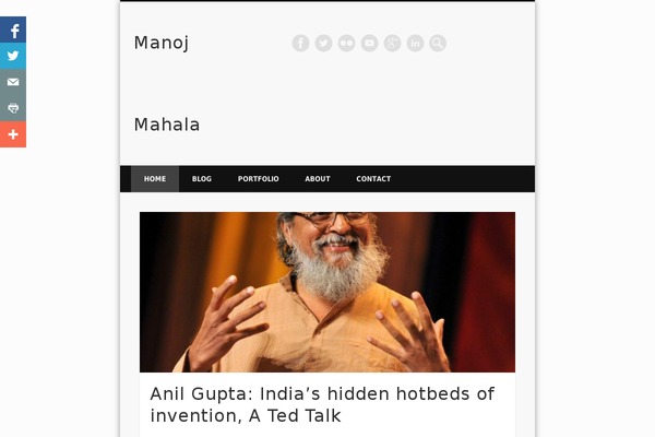 Site using Share Buttons by AddThis plugin