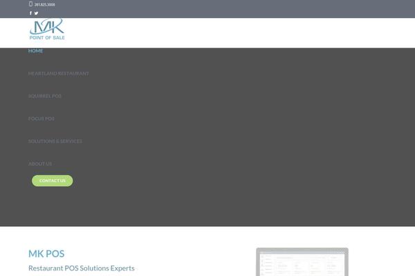 The7 Child theme site design template sample