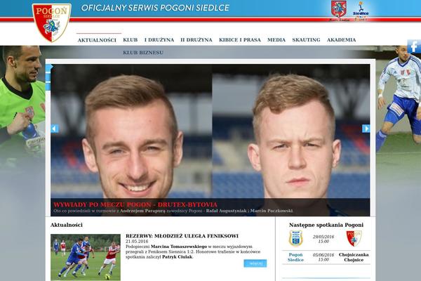 mkppogonsiedlce.pl site used Pogon