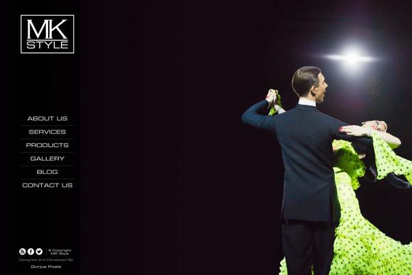 Flashlight theme site design template sample