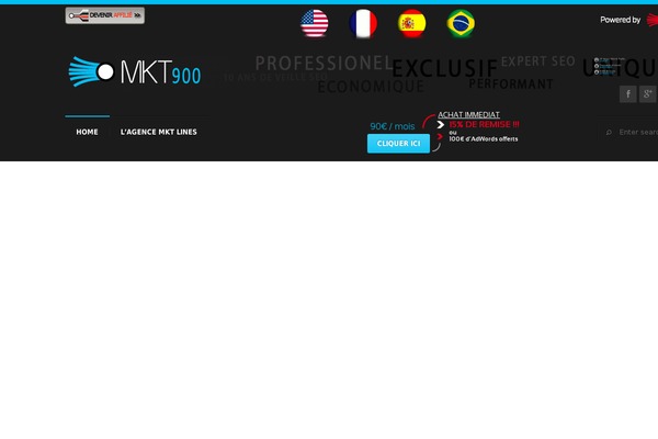 Gravity theme site design template sample