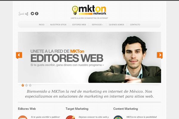Simple’n’Bright theme site design template sample