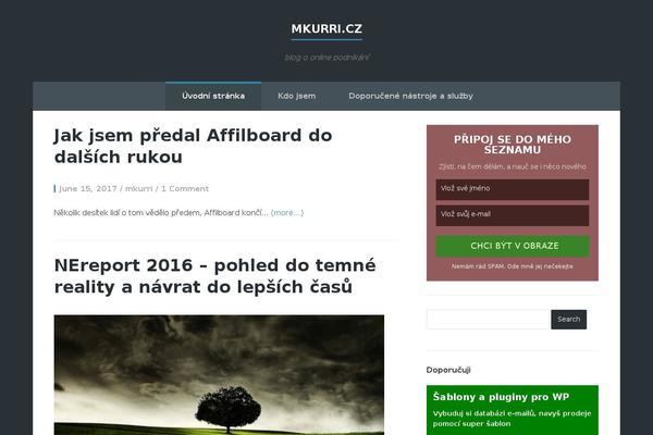 Minus theme site design template sample