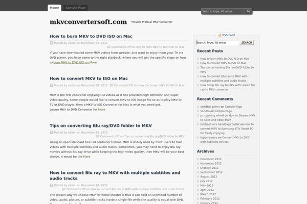 zBench theme site design template sample