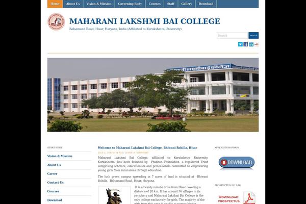 Academica theme site design template sample