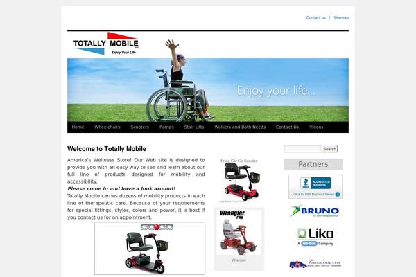 Twenty Ten theme site design template sample