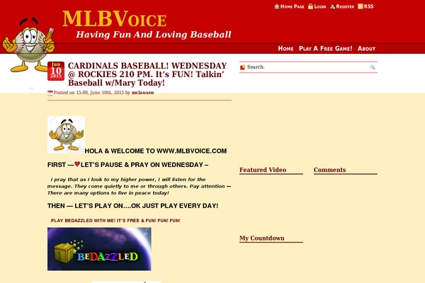 mlbvoice.com site used Starscape
