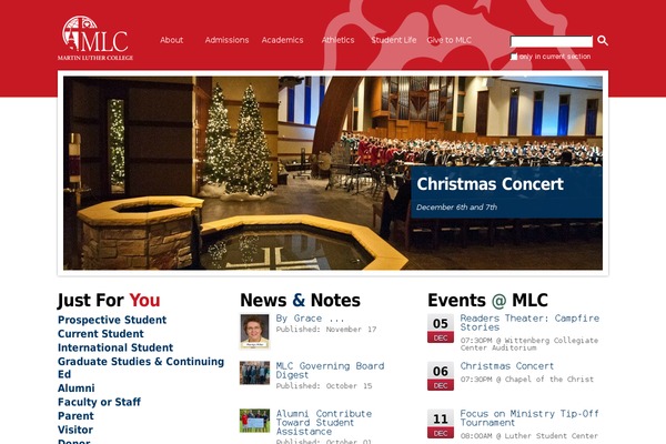 Mlc theme site design template sample