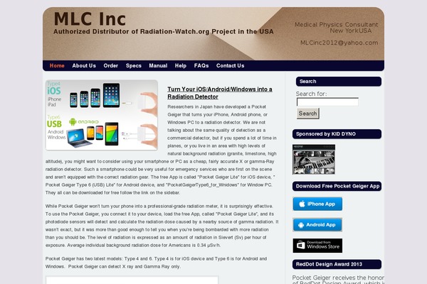 Site using Image slider with description plugin