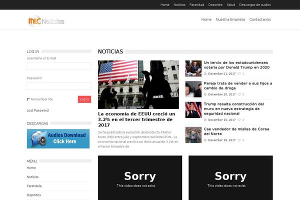 TrendyBlog theme site design template sample
