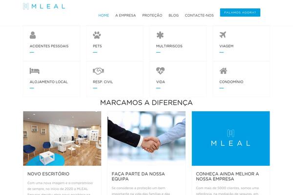 Insurance theme site design template sample