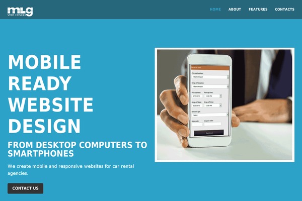 mlgwebdesign.com site used Mlg