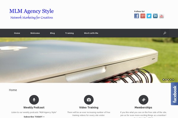 Site using Aspexi Facebook Like Box plugin