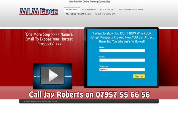 Nextelement theme site design template sample