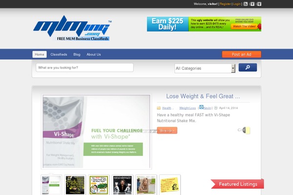 ClassiPress theme site design template sample