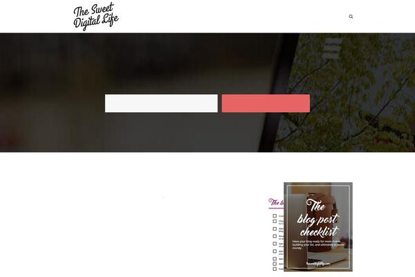 Vantage theme site design template sample