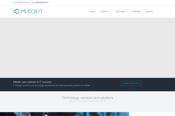 evolve theme site design template sample