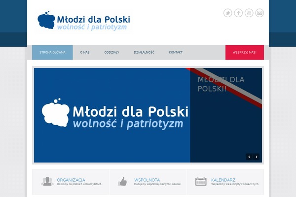 Politician theme site design template sample