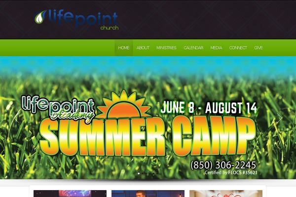 Churchope theme site design template sample