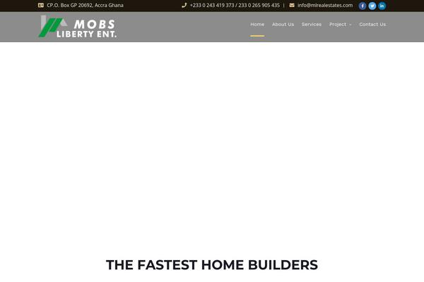 Site using Radianttheme-addons plugin