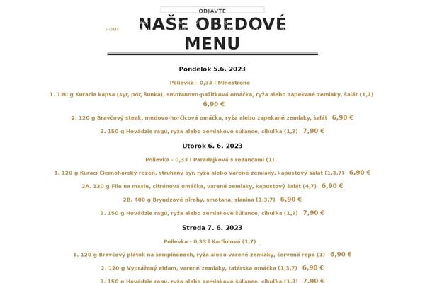 Dina theme site design template sample