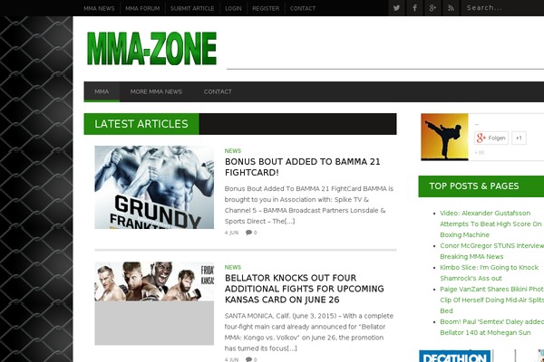 BUCKET theme site design template sample
