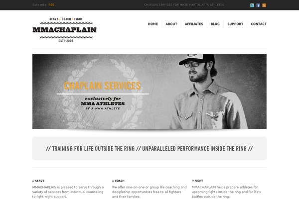 Reaction theme site design template sample