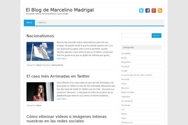Iconic One theme site design template sample