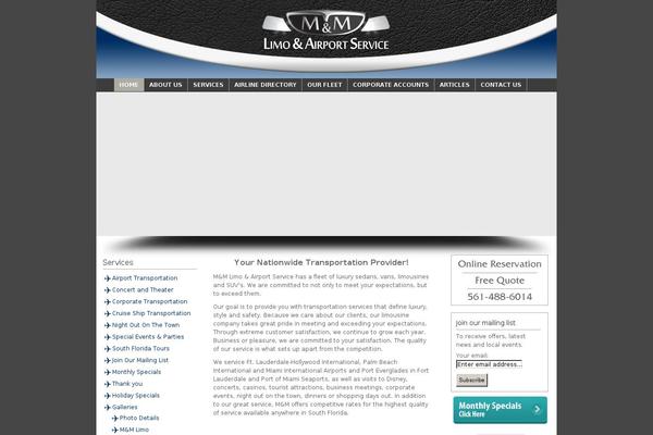 mmairport.com site used Mm-theme