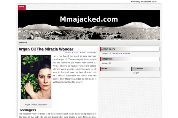 RedLine theme site design template sample