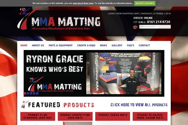 Mma theme site design template sample
