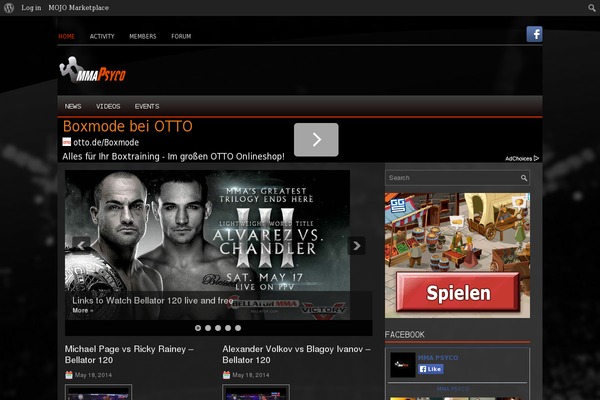 Topgamer theme site design template sample