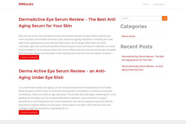 mmarate.com site used bootcake