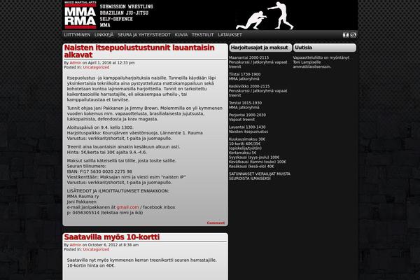 mmarauma.com site used Easel