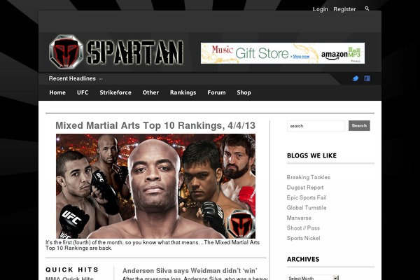 mmaspartan.com site used Mscom