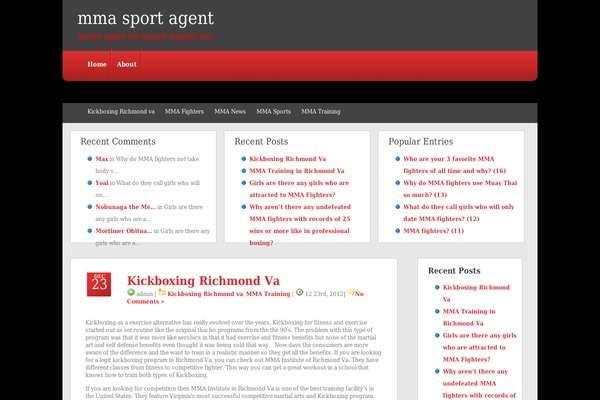 mmasportagent.com site used Redband