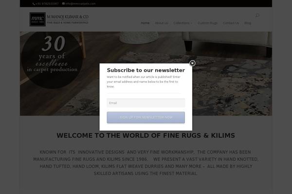 Site using Email-subscribe plugin