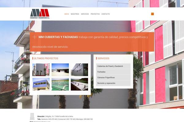 Modernist theme site design template sample
