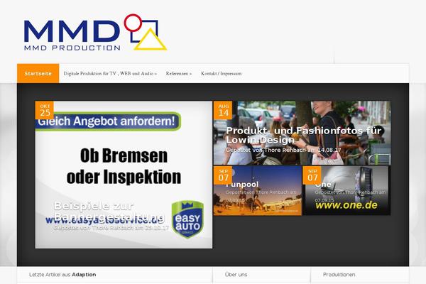 Nexus theme site design template sample