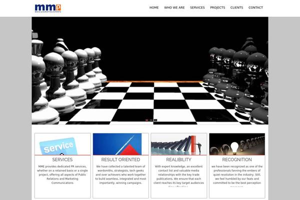 Hathor theme site design template sample